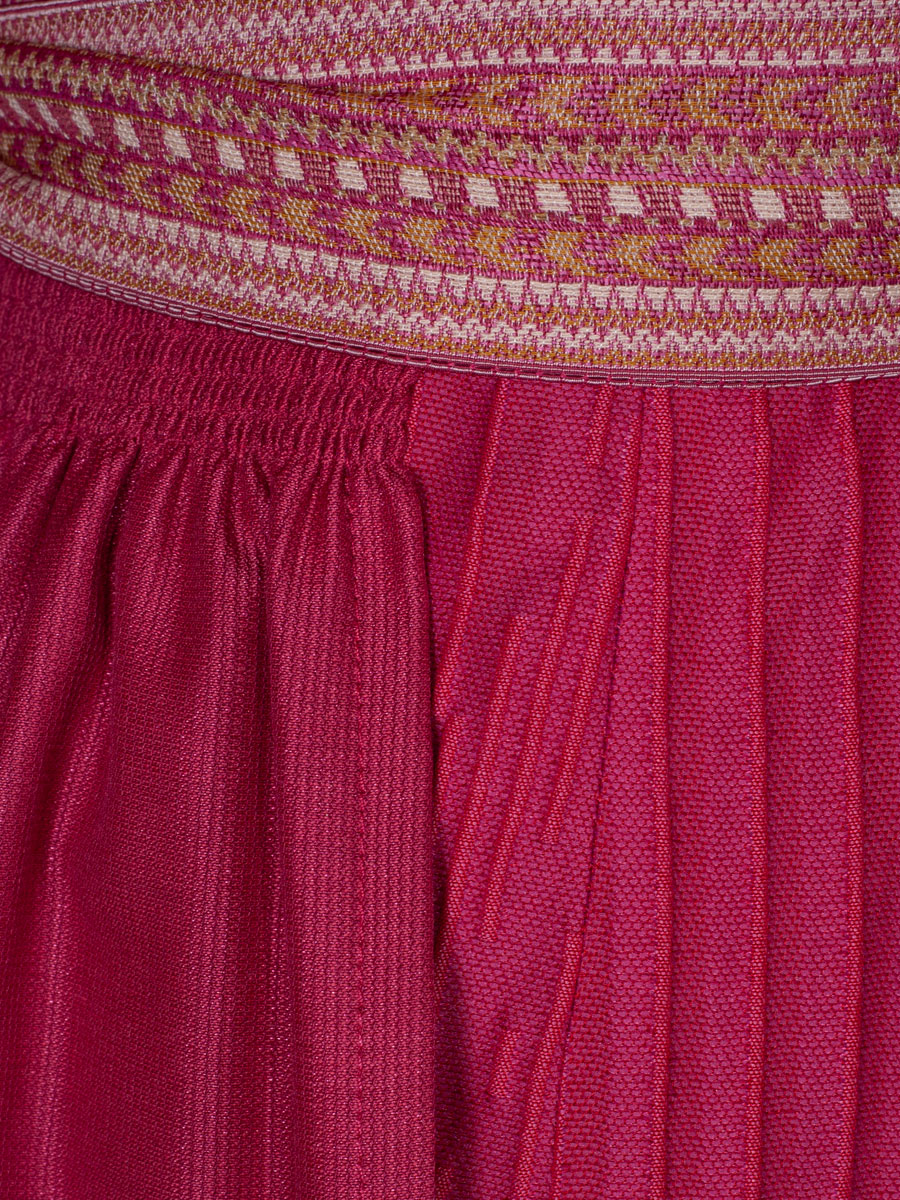 Wenger Dirndl Celina Ute pink, Samtoberteil, 70lg #6