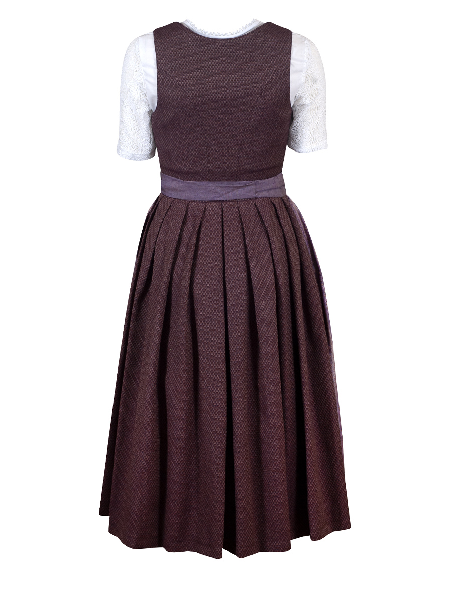 Hammerschmid Dirndl Schliersee, festlich, lila-beige, 80cm #3