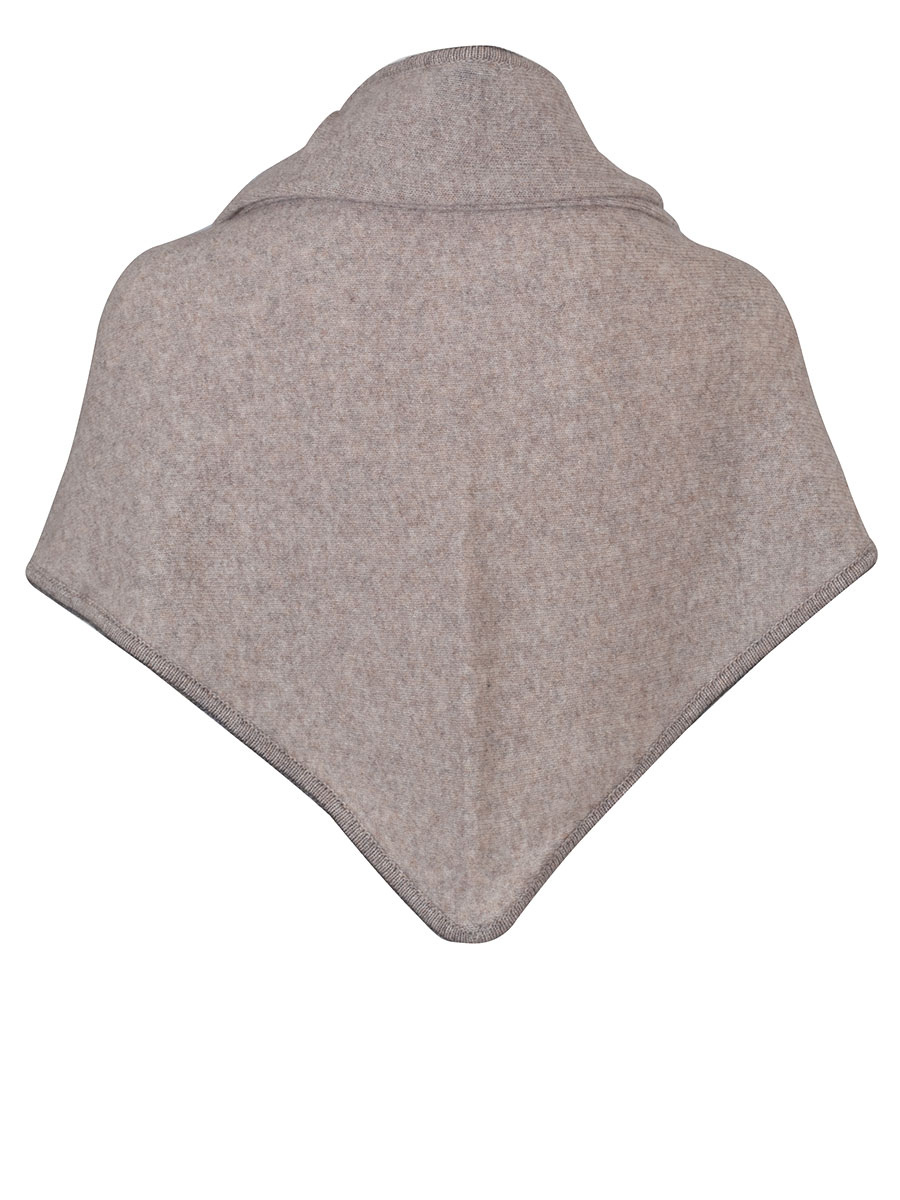 Stapf Wolltuch Bibi, beige, kuschlig, dreieckig #2