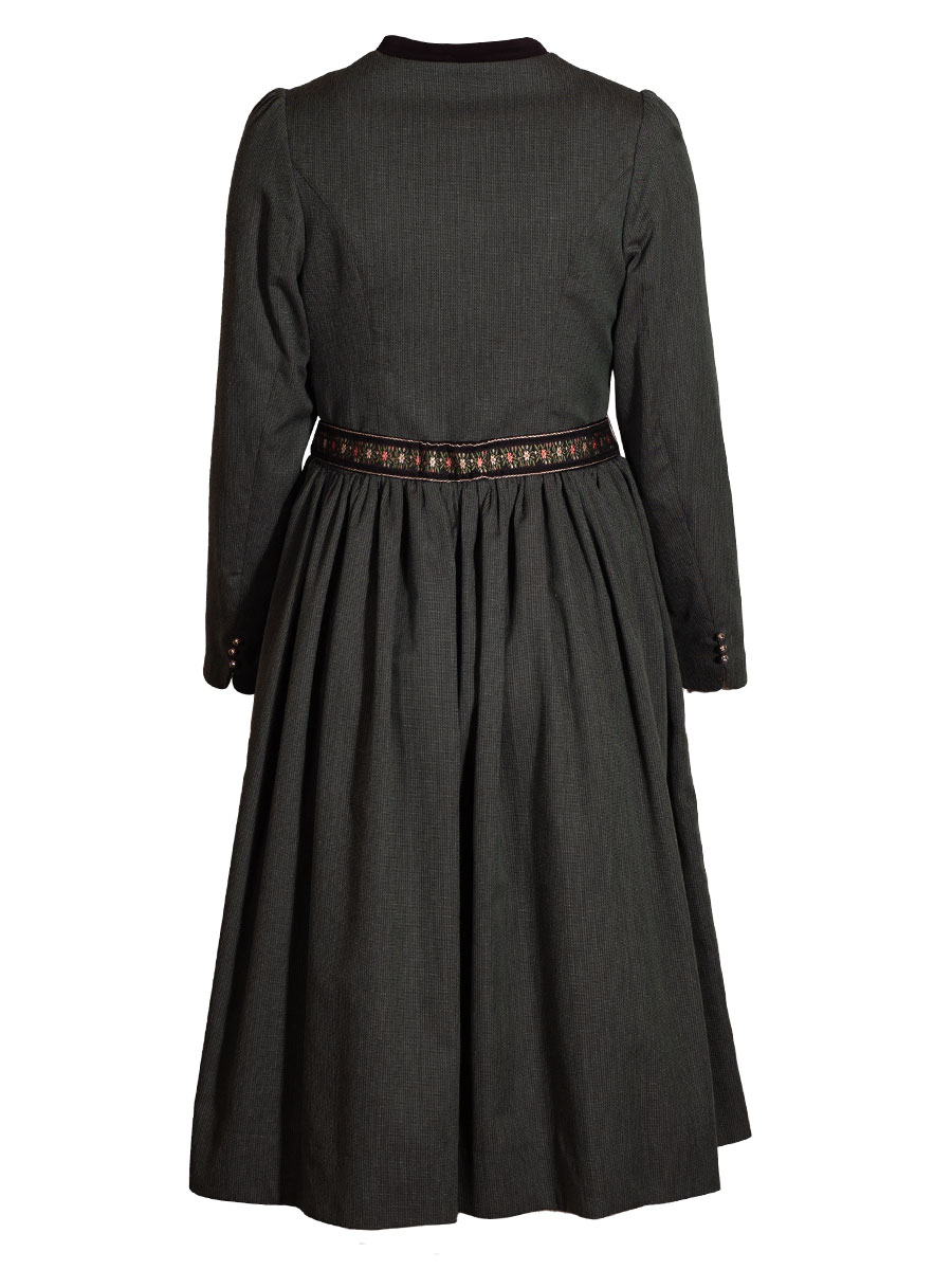 Anno Domini Kleid Marianne, seegrün, hochgeschlossen #5