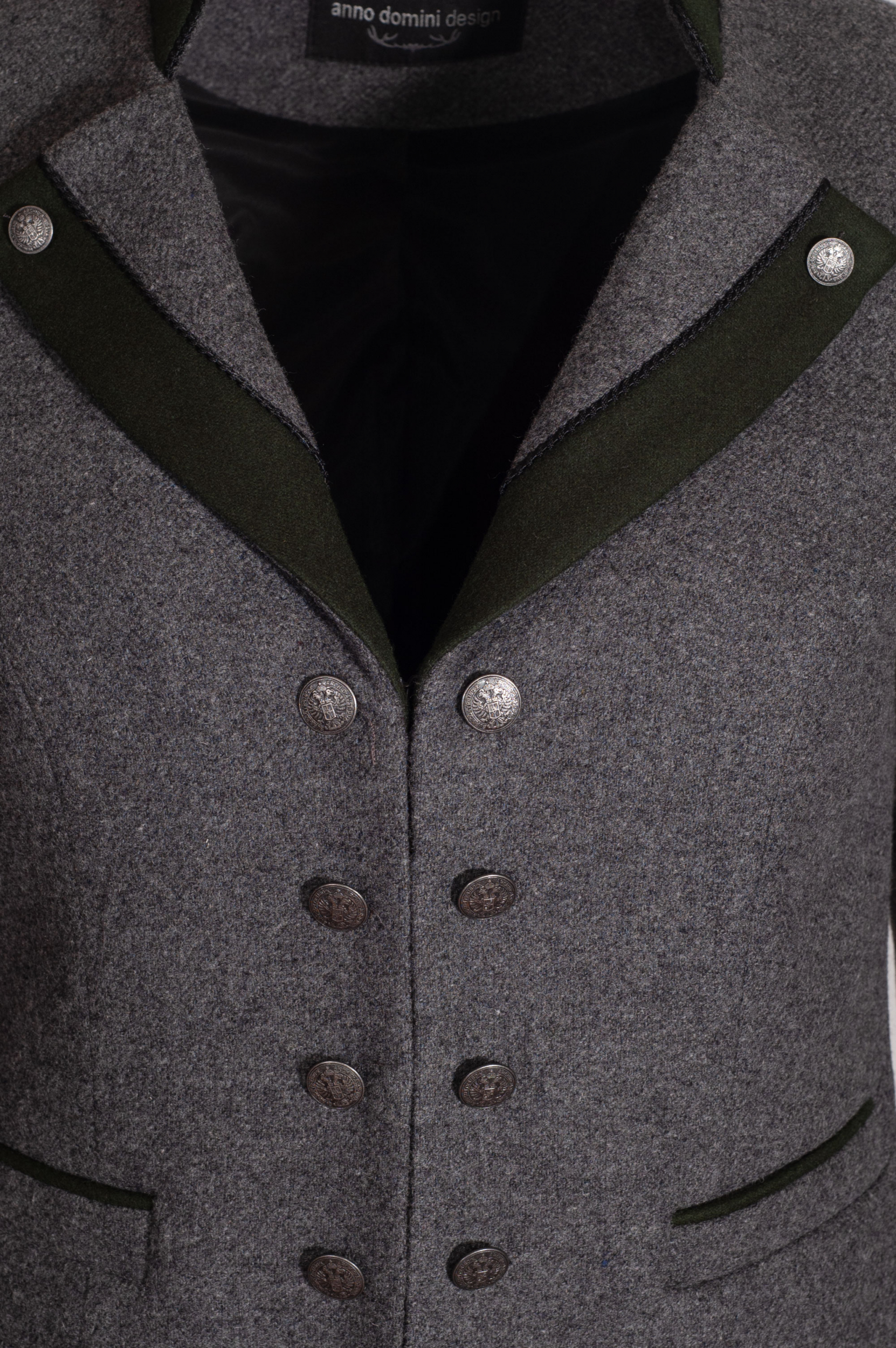 Anno Domini Design Janker Huberta, anthrazit, Rever #4