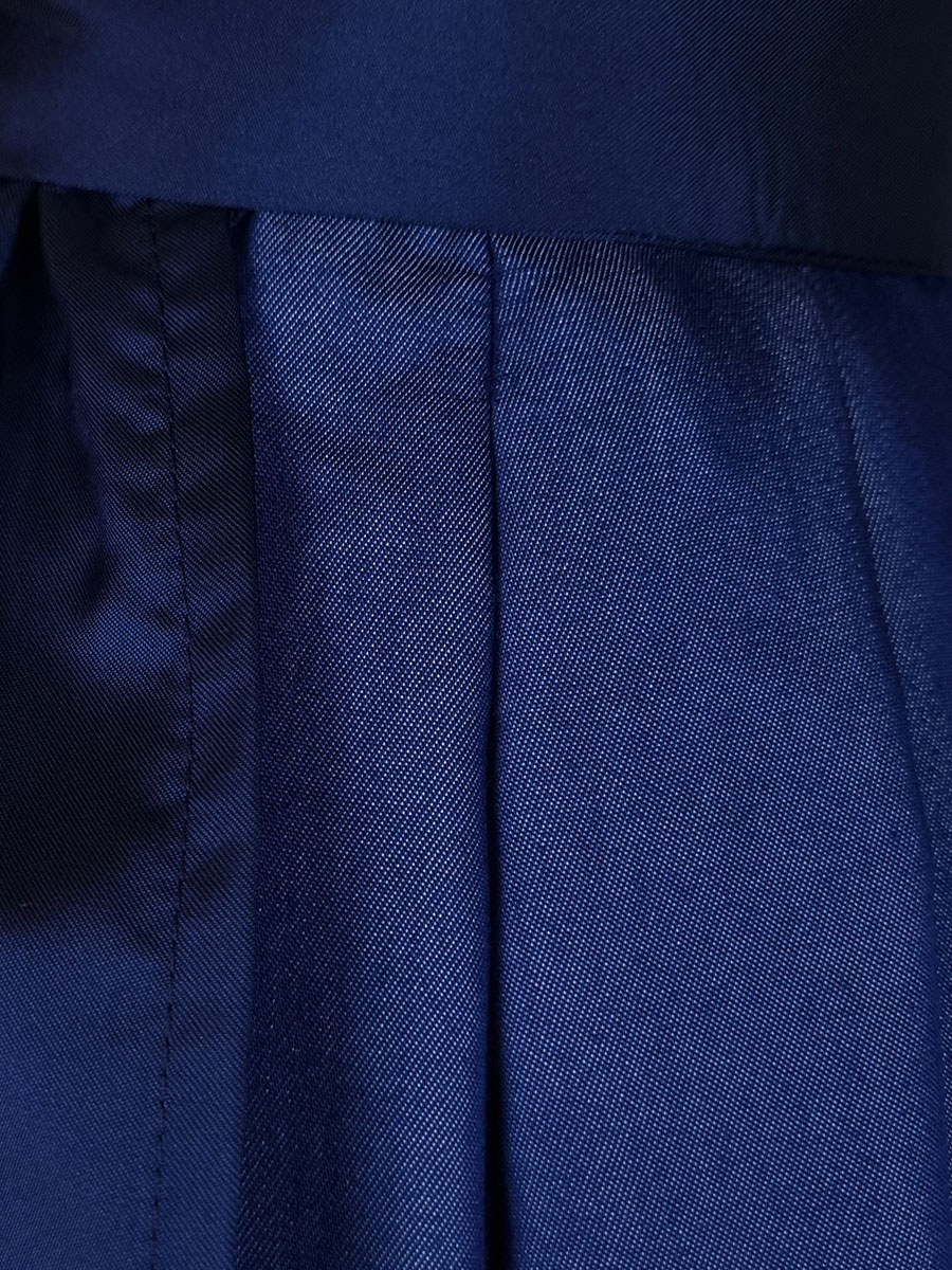 Berwin & Wolff Dirndl blau, festlich, Blumenstick, 80lg #6