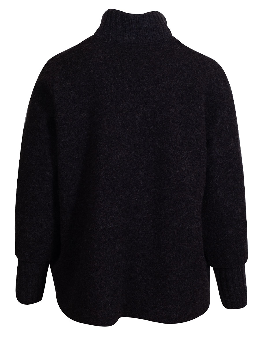 Stapf Walkjacke Ilsa, anthrazit, oversized #2