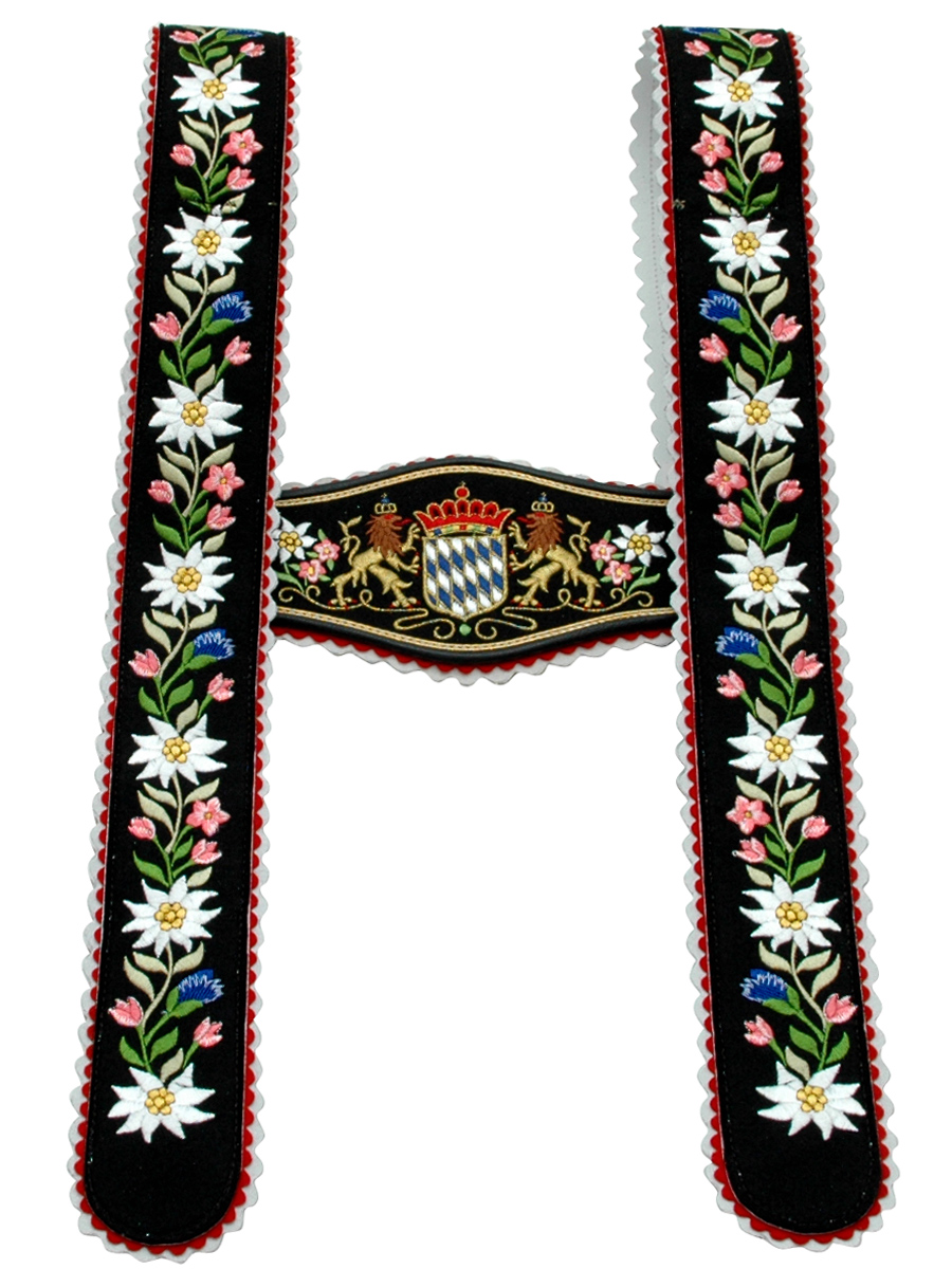 Träger Nr.5 Werdenfels schwarz, Löwe #1