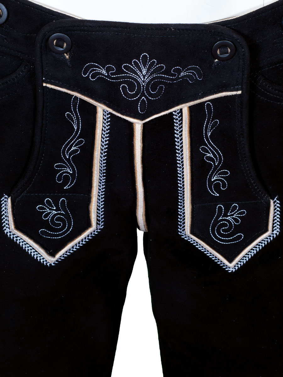 hausg´macht Lederbundhose Esterberg schwarz #4