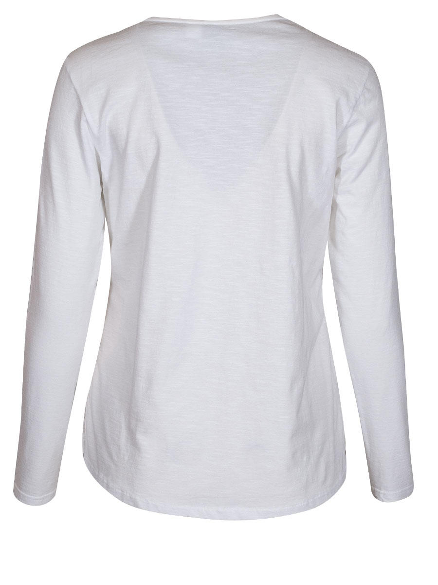 Hammerschmid Blusenshirt Jolanda, weiß, Langarm #2