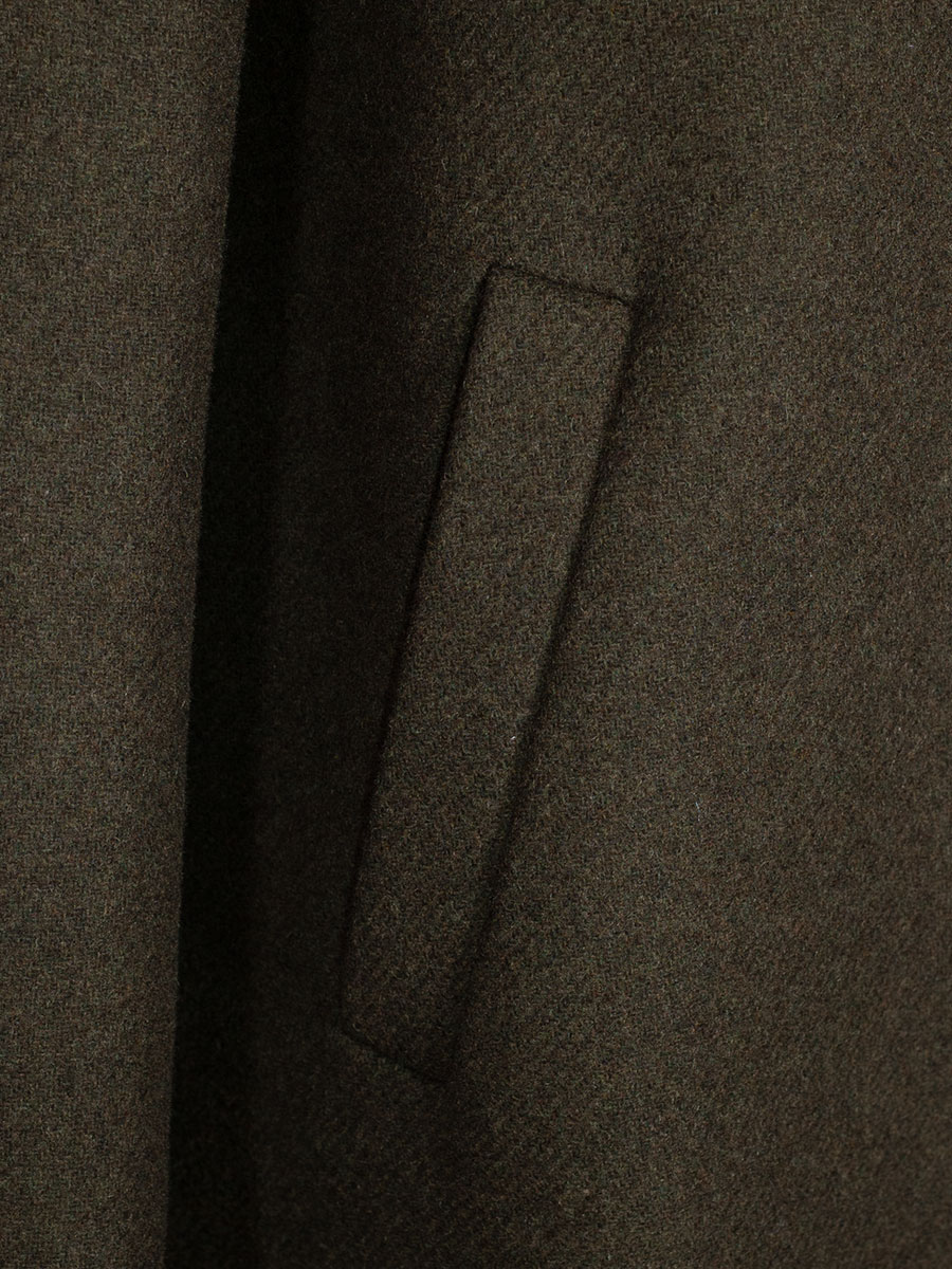 Bauer Wintermantel, Winterjacke, olivgrün, Umlegekragen #5