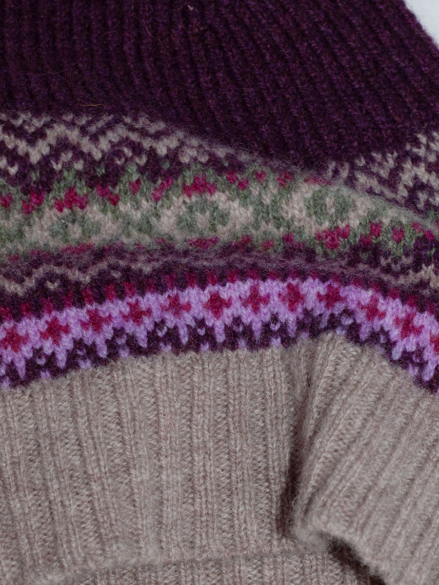 Eribé Strickmütze Alpine Beanie, tyrian #3