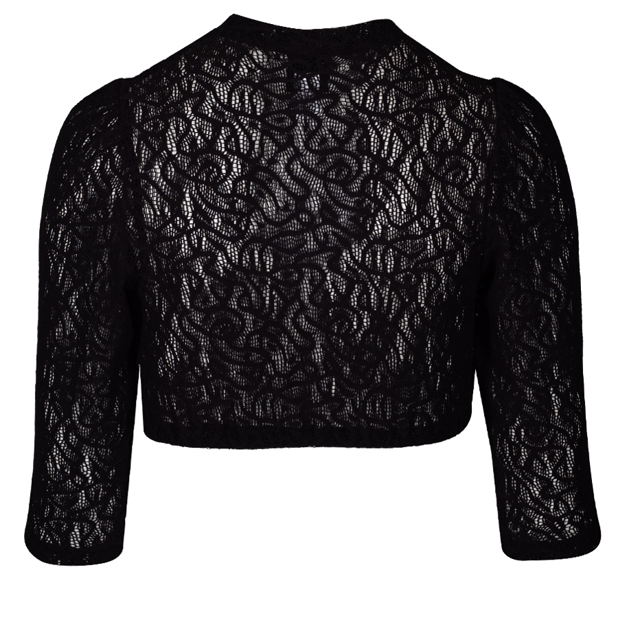 Hammerschmid Dirndlbluse Alina, schwarz, Spitze #2