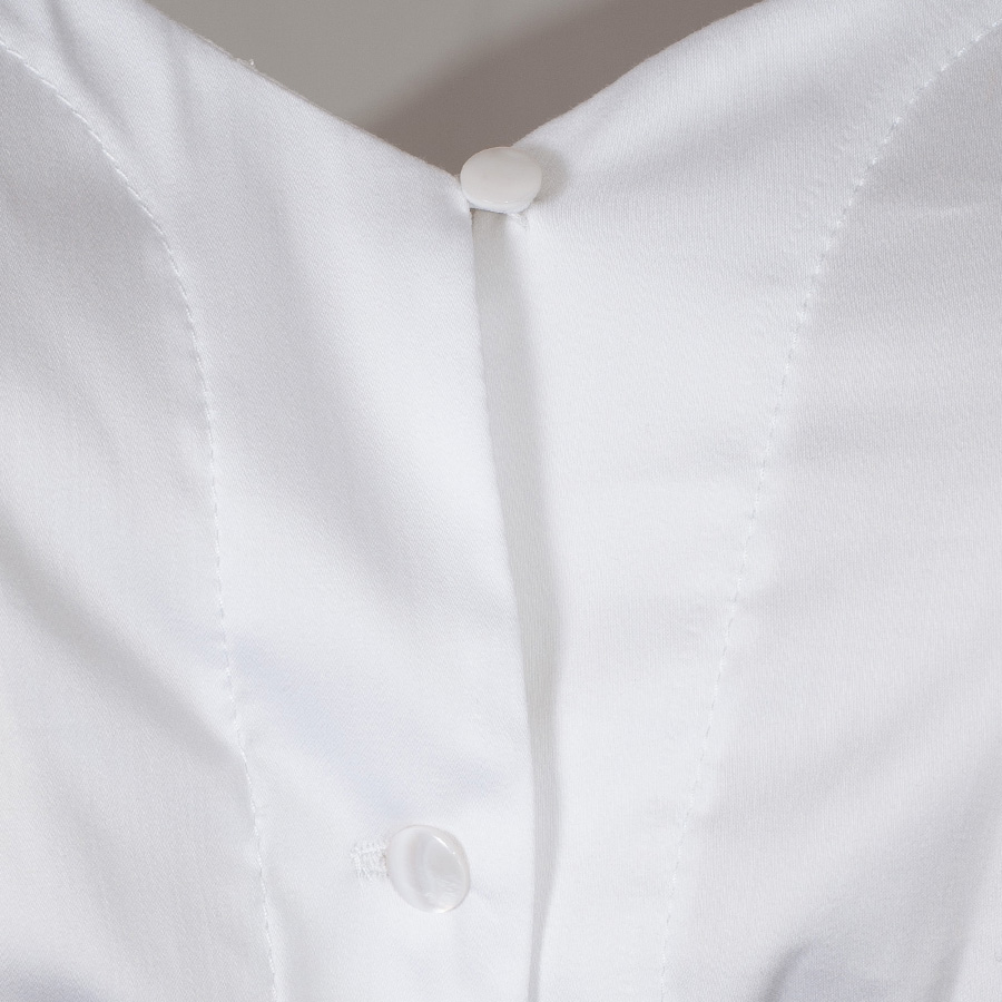 Waldorff Dirndlbluse, weiß, festlich, transparente Puffarme #3