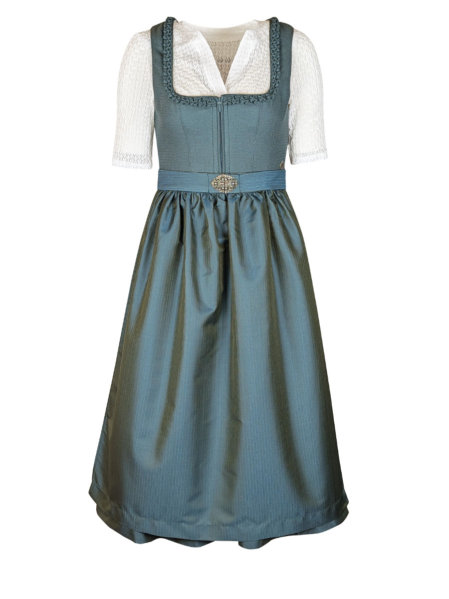 MarJo Dirndl Büchenbach, opalgrün, festlich, 70lg #1