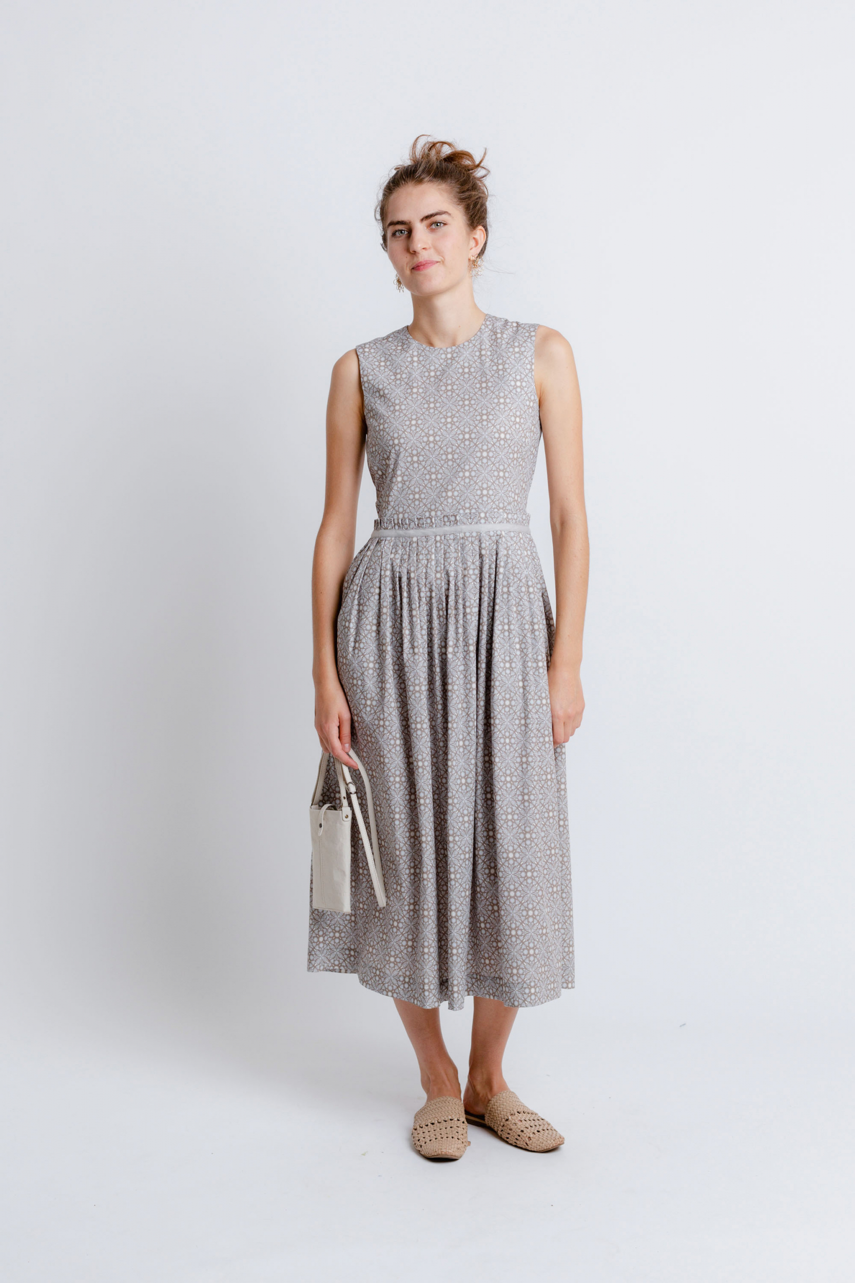 Die Rockmacherin Kleid Elfriede, taube, gemustert #1