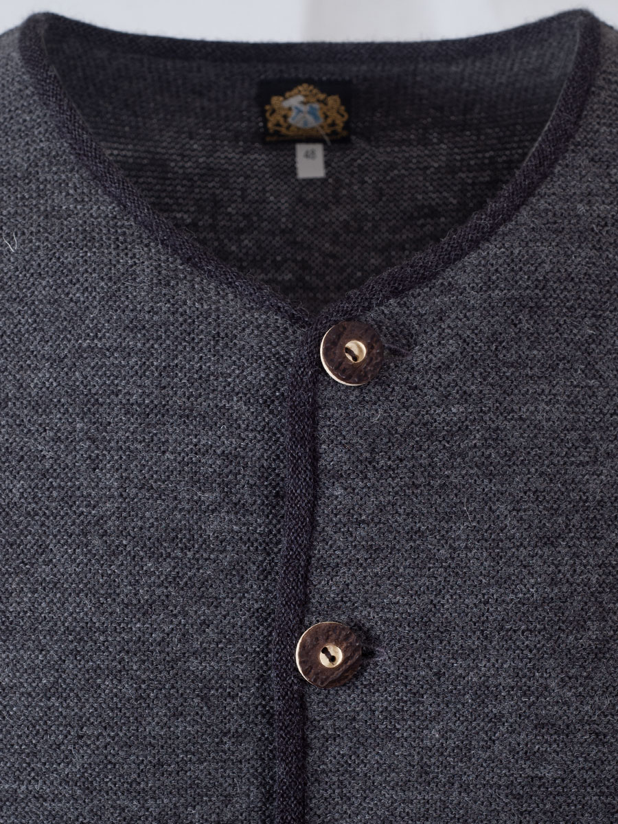 Hammerschmid Simon Strickjacke, grau mit anthrazit #4