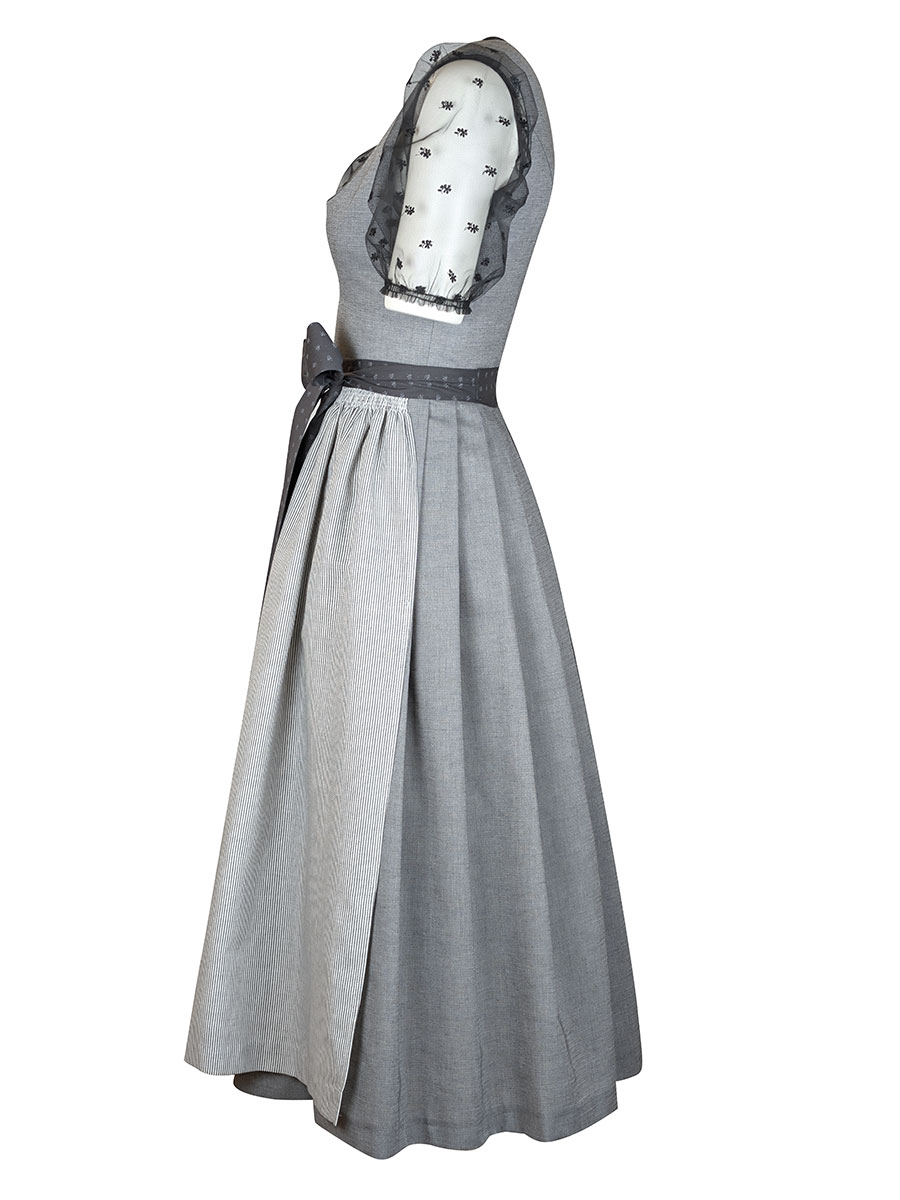 Hammerschmid Dirndl Pillersee, grau, dunkelgrau, 80lg #2