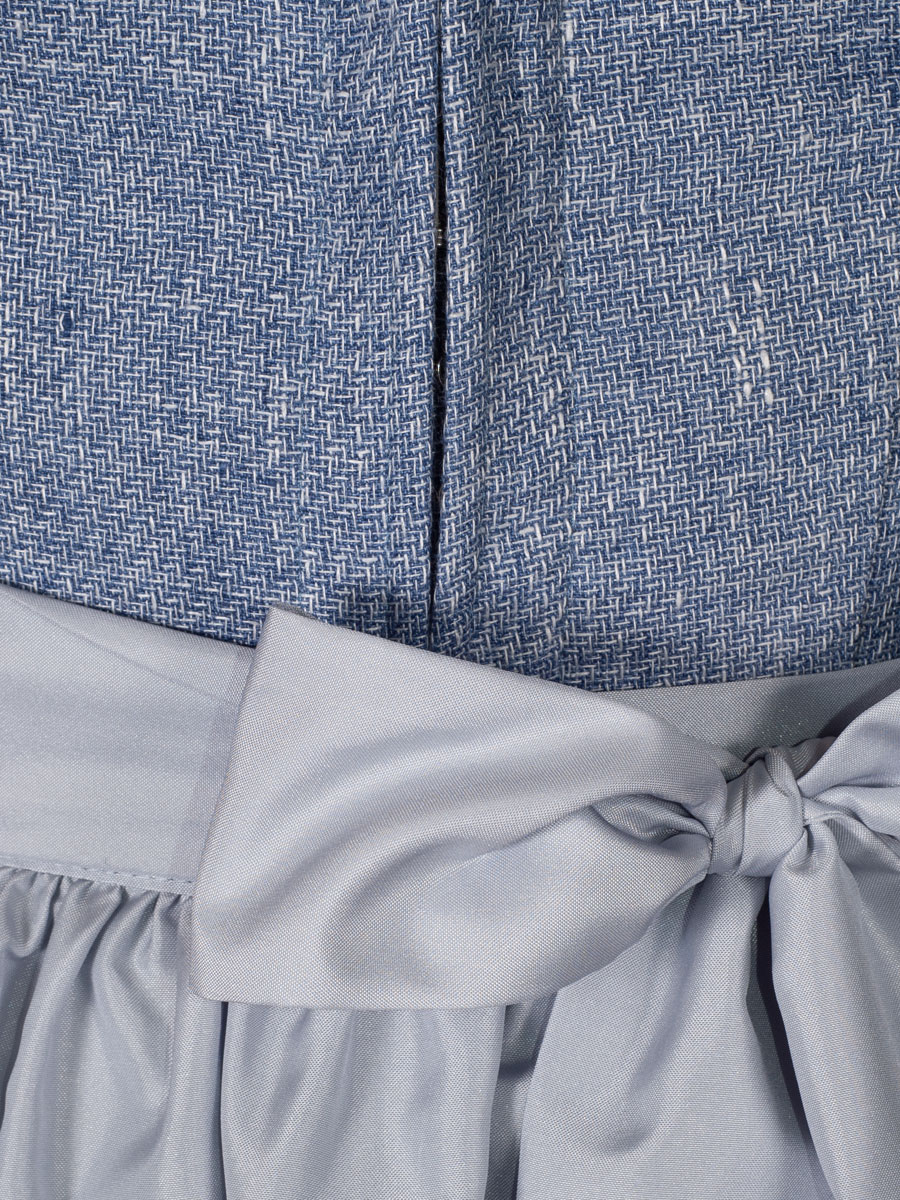 KINGA MATHE Dirndl Thea, blau, Leinenmieder, 80lg #6