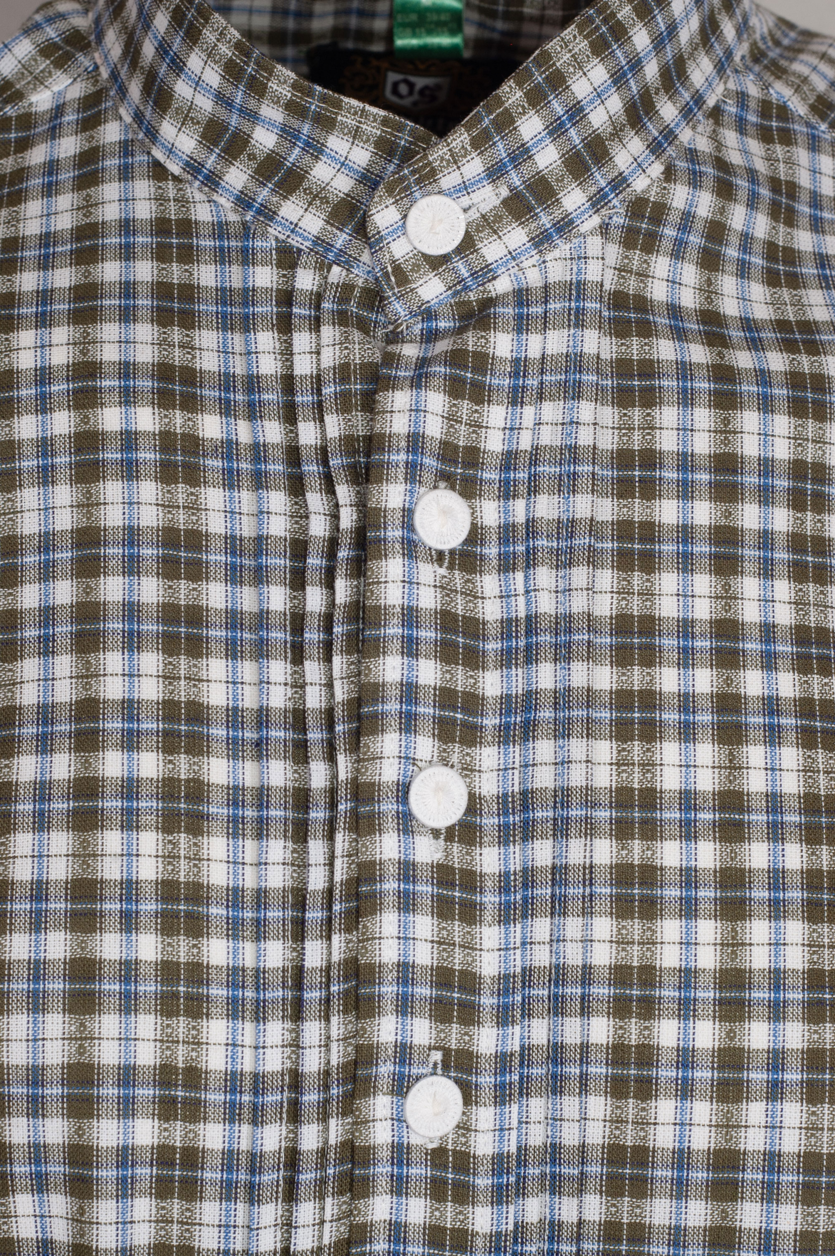 Orbis Karohemd, Pfoad, grün-blau, kariert, Slim Fit, Stehkragen #2