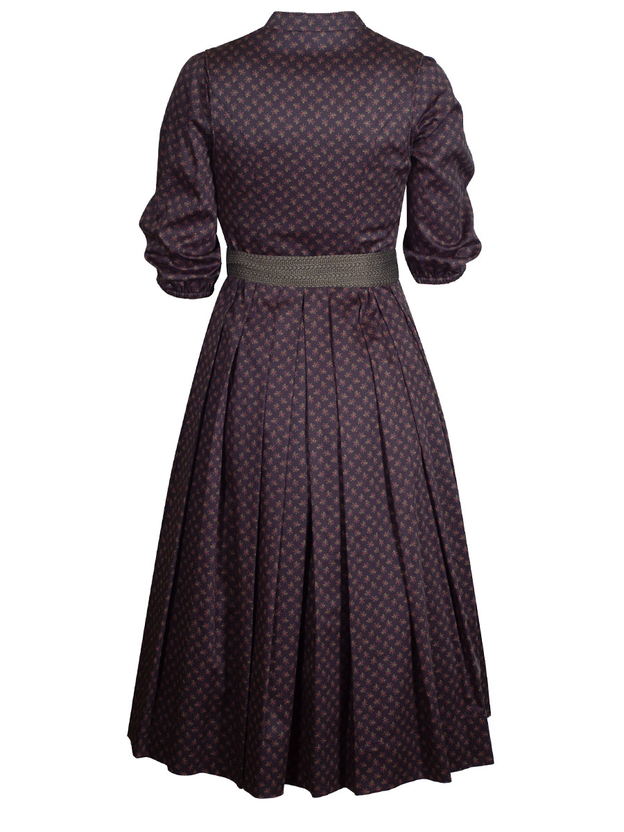 Anno Domini Dirndl und Kleid Gunda, schwarz, geblümt, Stretch, 80lg #6