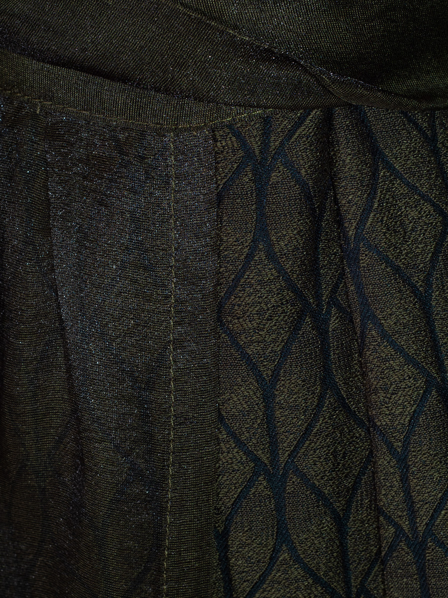 Kaiseralm Samtdirndl Tanja, oliv, festlich, 80lg #6