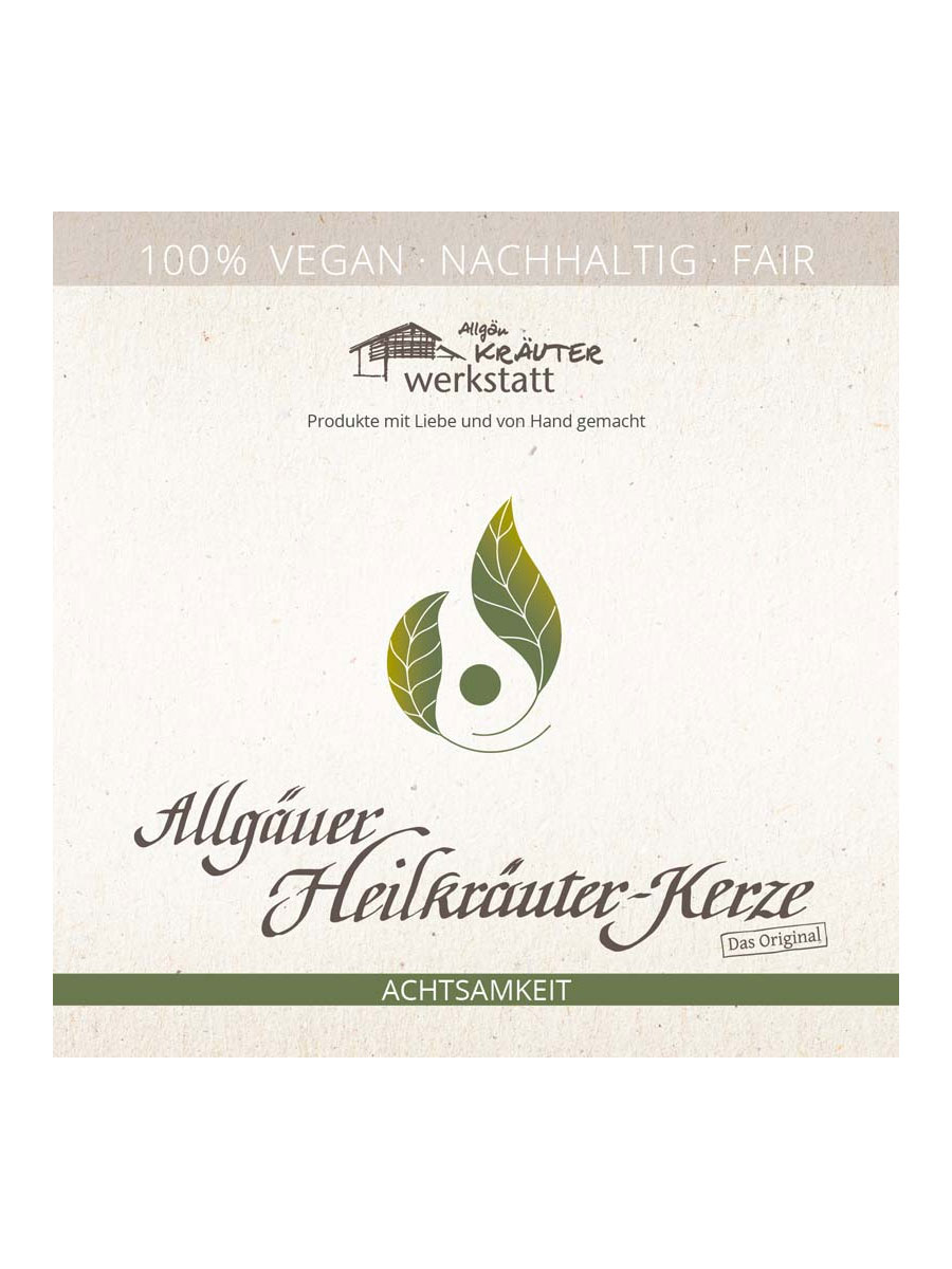 Allgäuer Heilkräuter Kerze, Zeitgeist im Glas, Lichtbringer #2