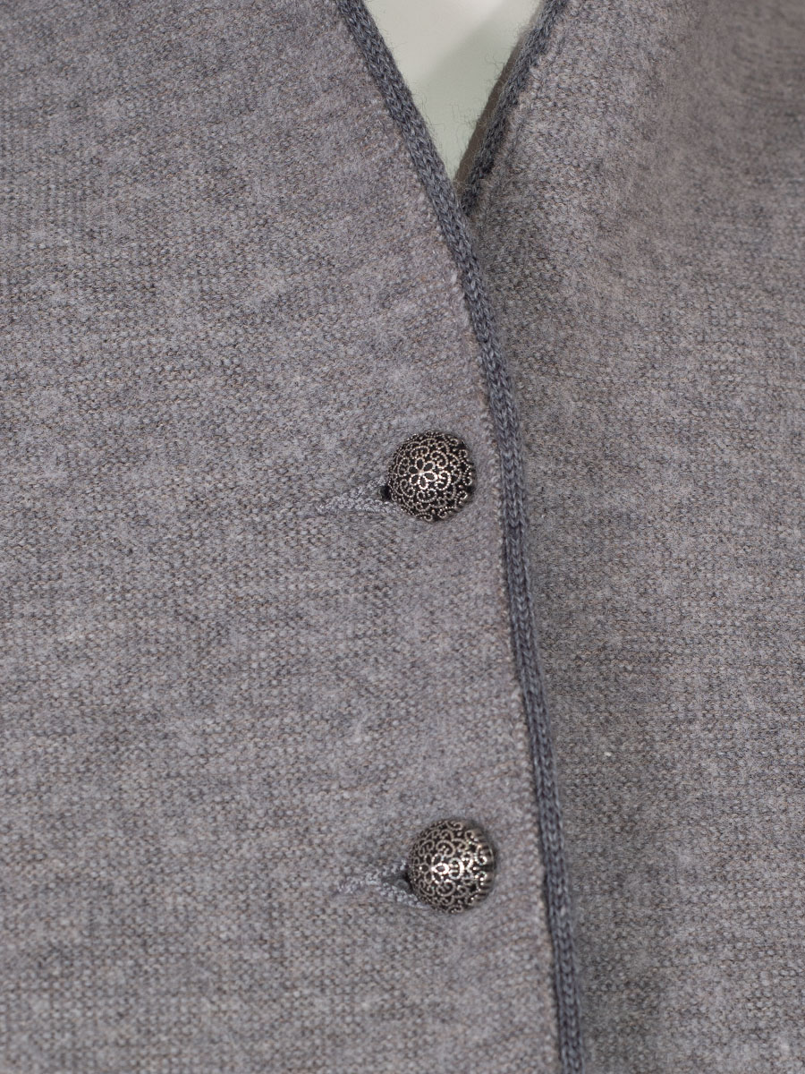 Stapf Walkjacke Bruna, Sommerwalk, grau, Kelchkragen #5