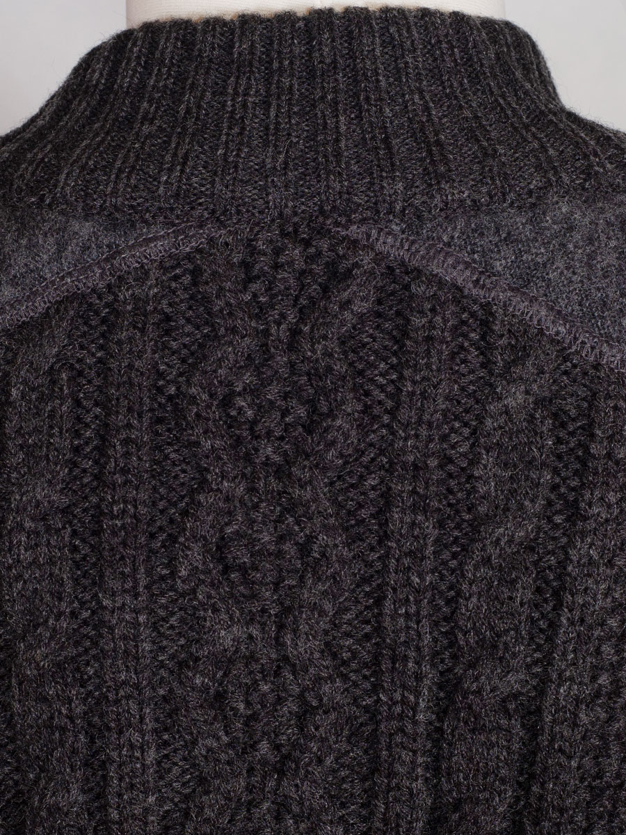 Hammerschmid Dorfen Strickjacke, Jungen, anthrazit, Zopfmuster #4