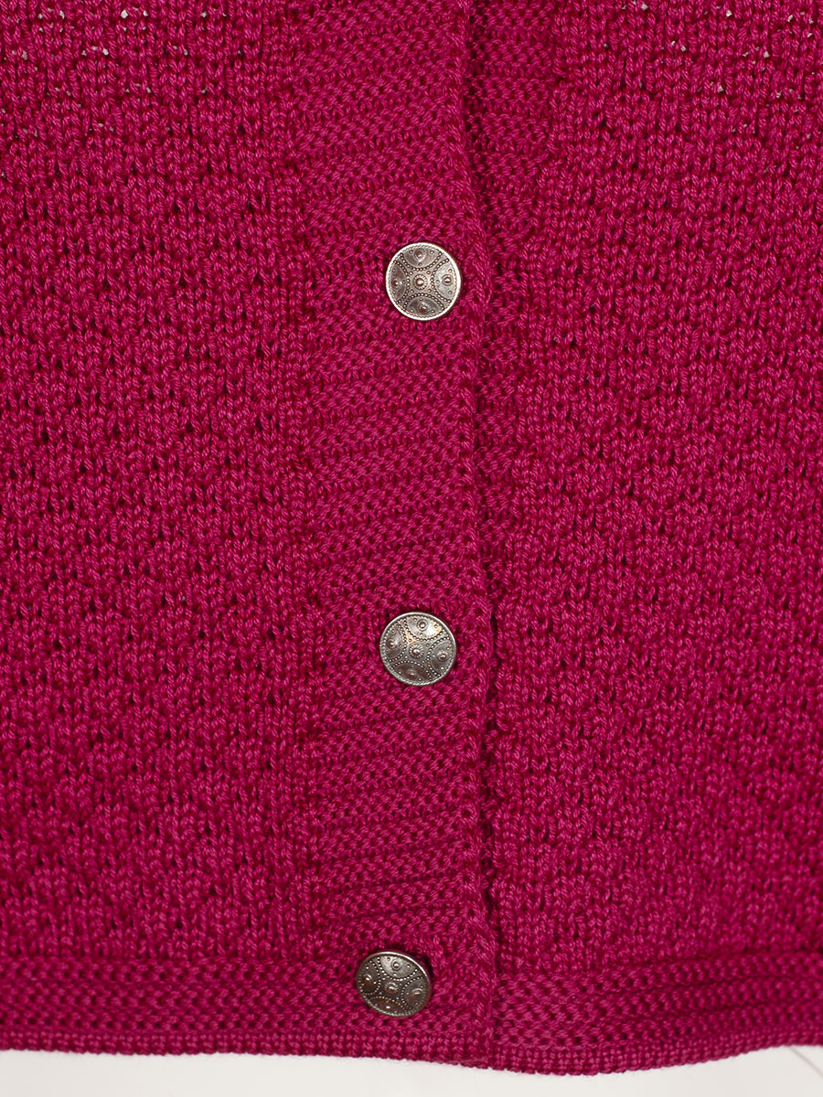 Country Line Strickjacke pink, kurz, Rautenmuster #3