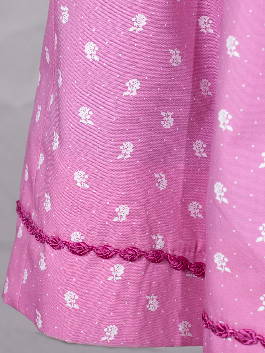Ederer Wenderock für Mädchen, in rosa und dunkelrot, geblümt #3