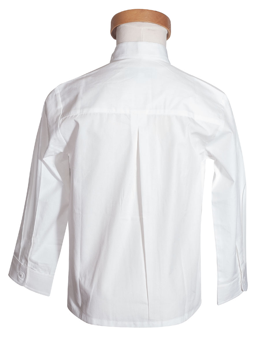 Ederer Buben-Kinderhemd festlich weiß, Stehkragen #2
