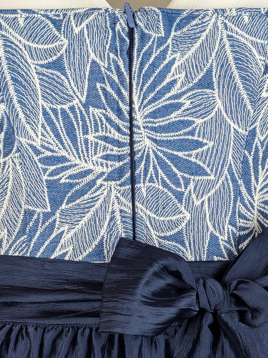 MarJo Dirndl Vandoria, vintage blau, 80lg #2