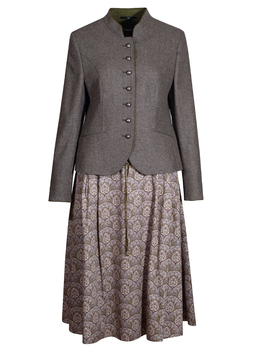 Schloß Orth Damenjanker Flora, oliv #2