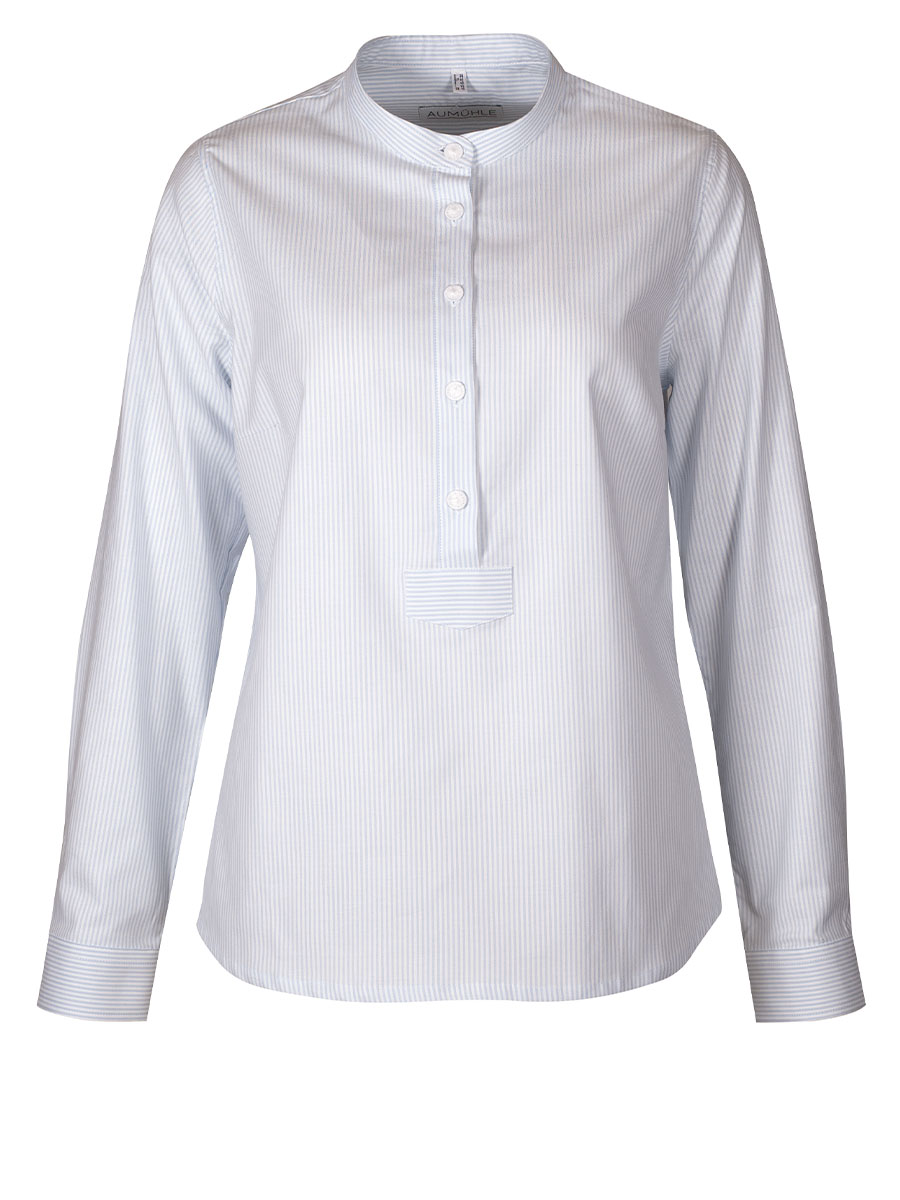 Waldorff Damen-Pfoad, hellblau-weiss gestreift #1