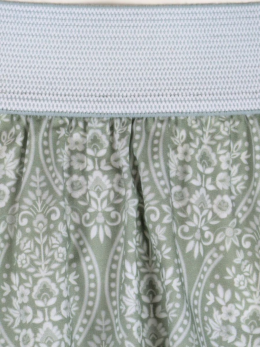 Berwin & Wolff Faltenrock, salbei, gemustert, Gummibund #2