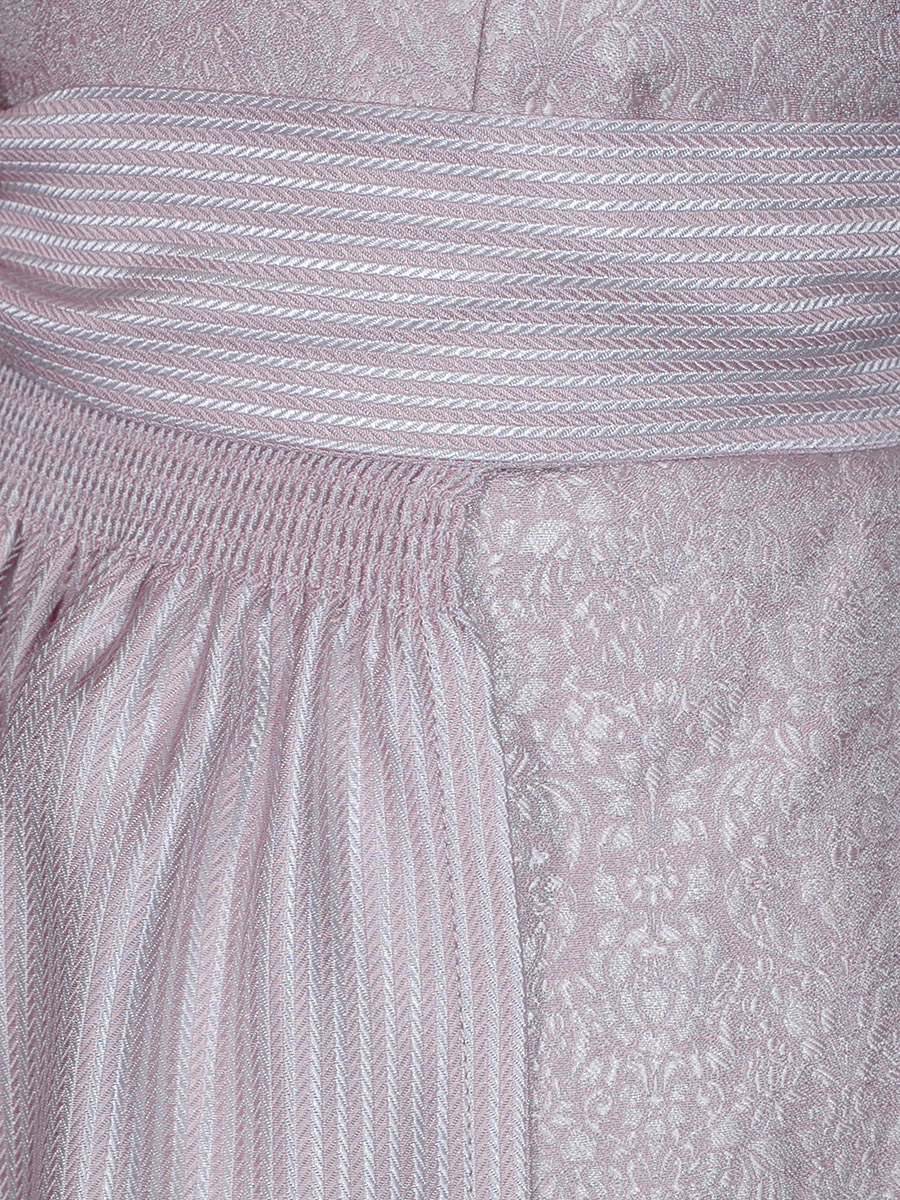 Wenger Sabina Festdirndl, Hochzeitsdirndl, zartrosa, glänzend, 80cm #6