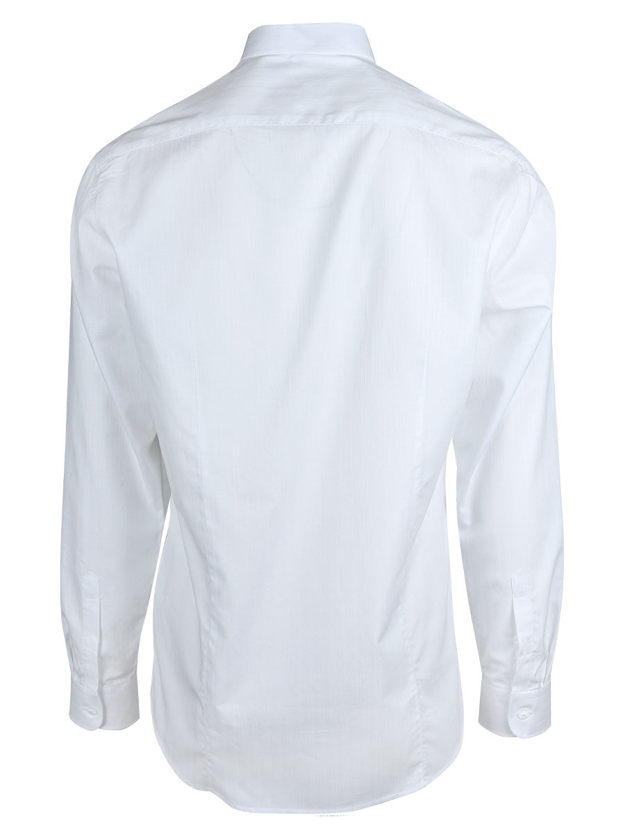 Waldorff Hemd weiß, durchgeknöpft, Stehkragen #3
