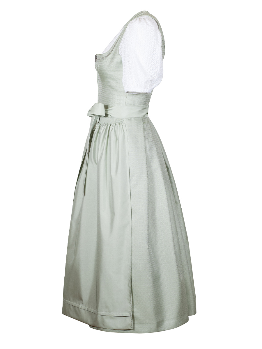 Wenger Dirndl Sonja, festlich, apfelgrün, 80lg #3