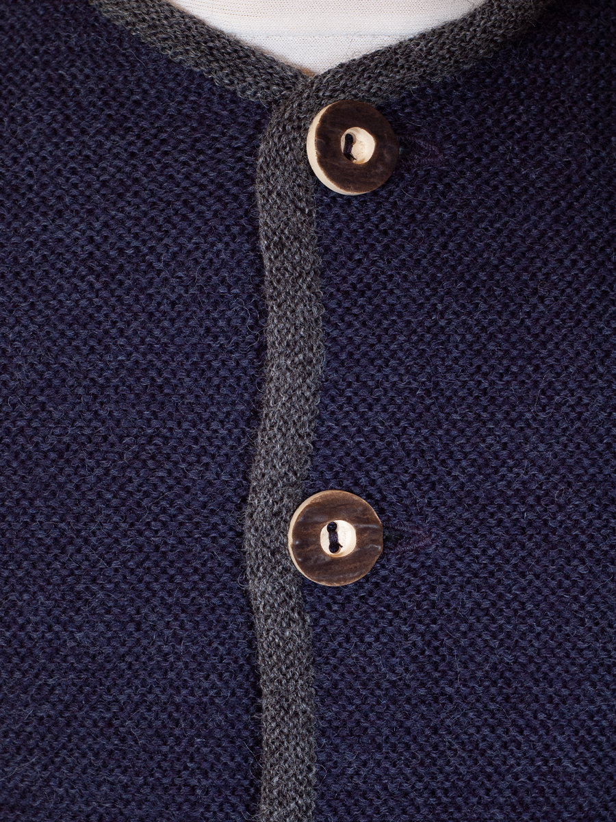 Hammerschmid Wals Strickjacke, Jungen, marineblau #2