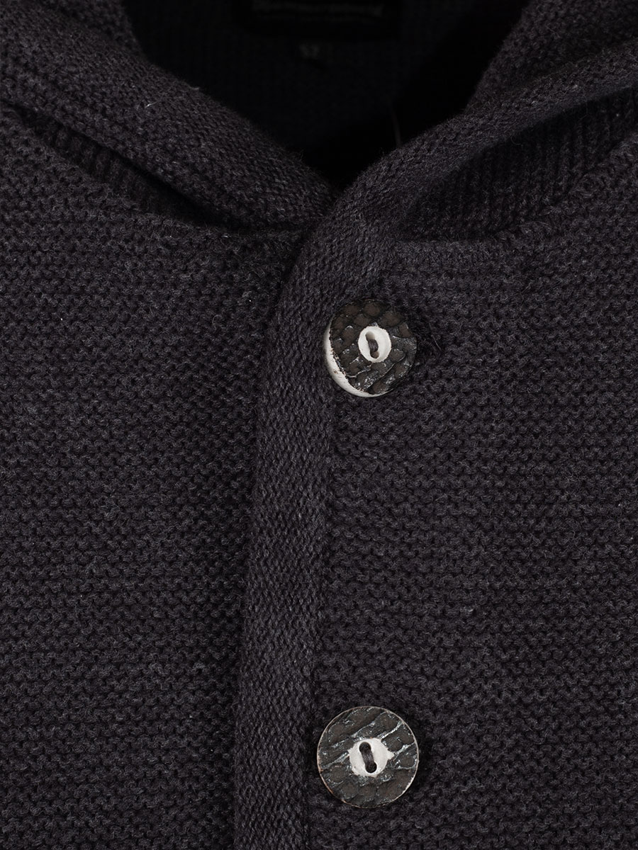 Hammerschmid Tobias Herren Kapuzenstrickjacke, anthrazit #4