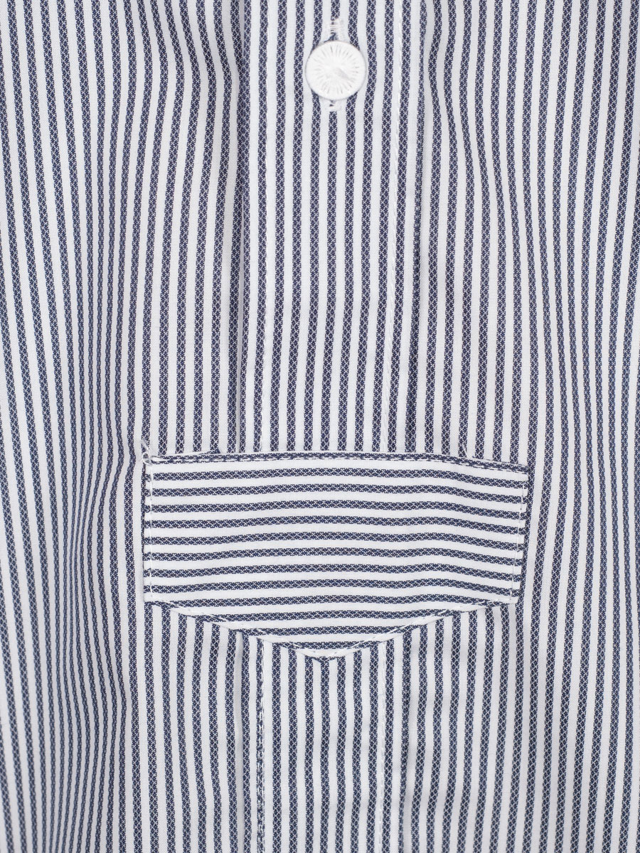 Orbis Herrenhemd, Pfoad, marine, gestreift, Stehkragen, Regular Fit #4