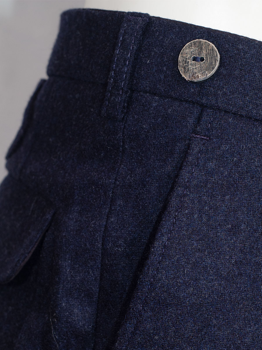 hausg'macht Lodenhose Wastl, marine, elegant #5