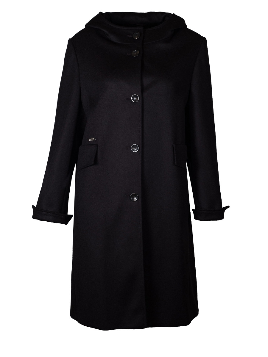 Bauer Damenmantel, schwarz, elegant #1