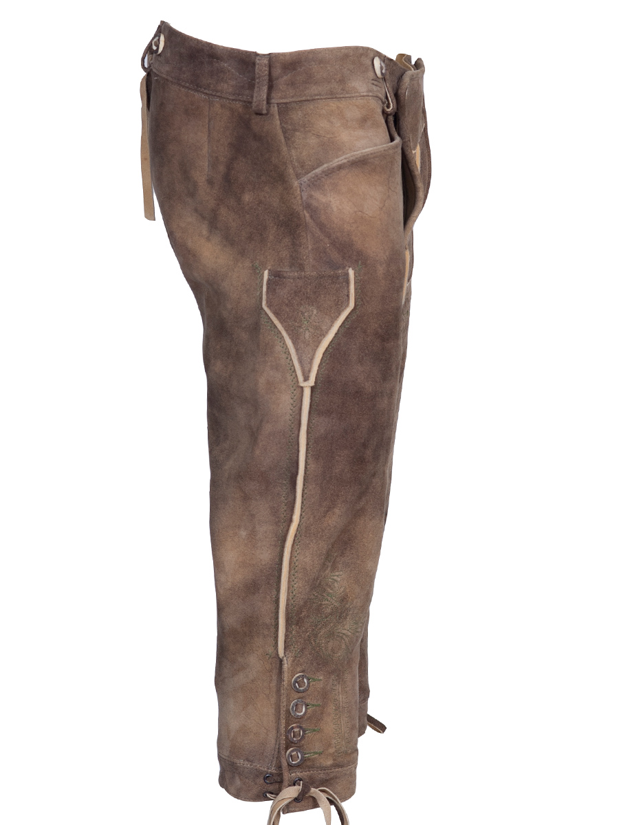 Weinbauer Erzherzog Kniebundlederhose Wildbock sämisch #2