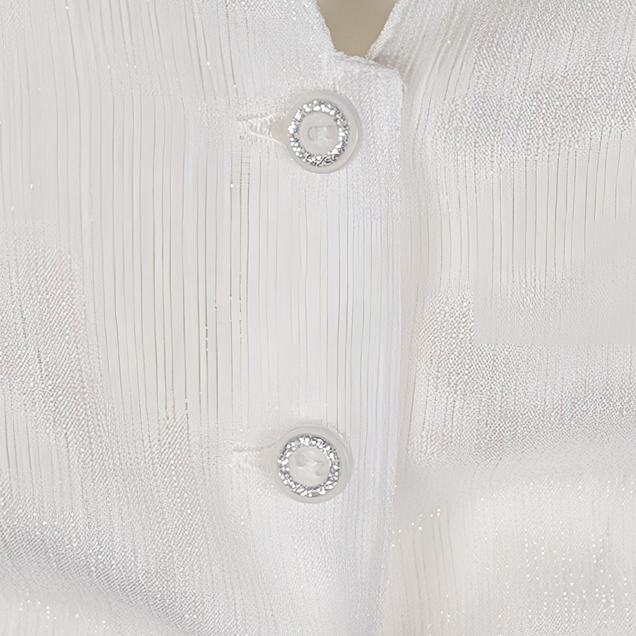 Waldorff Dirndlbluse Selina, creme, Glitzer #2