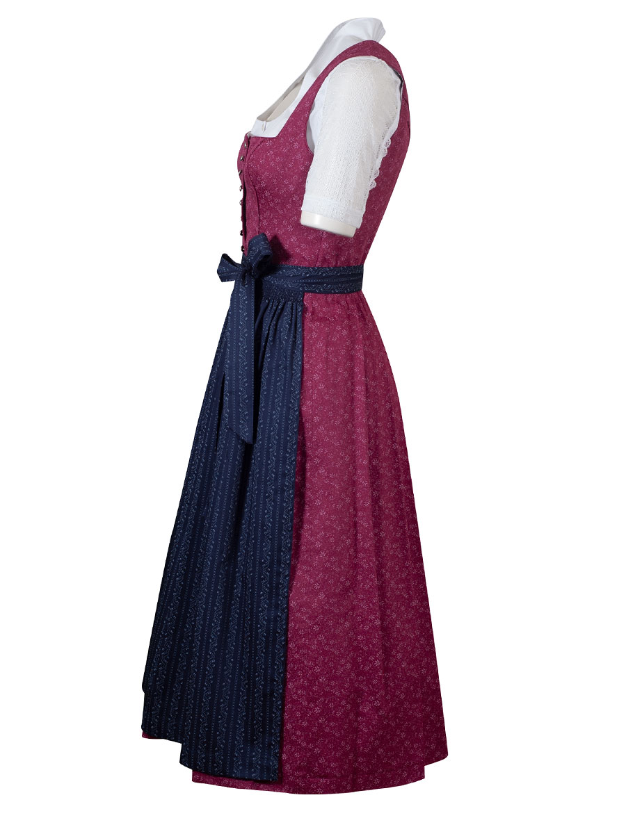 Wenger Herlinde Baumwolldirndl, beere-blau,  80cm #2