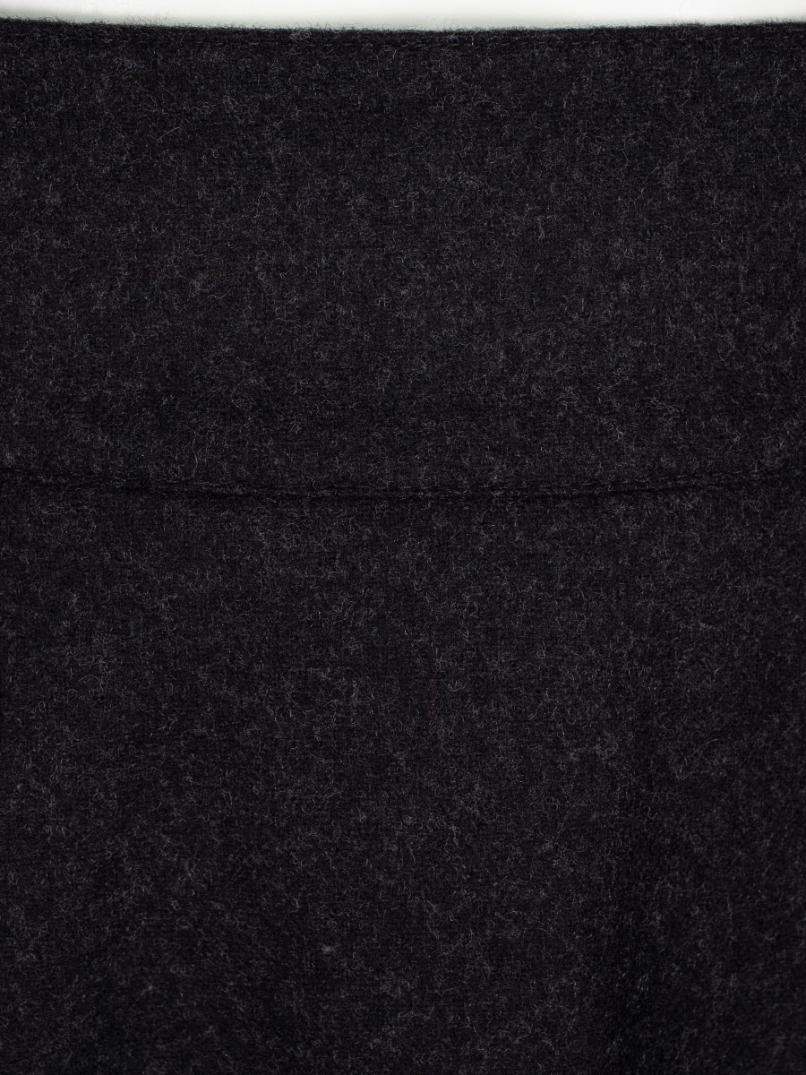 Bauer Tellerrock, Loden, anthrazit, schmaler Bund, klassisch #3