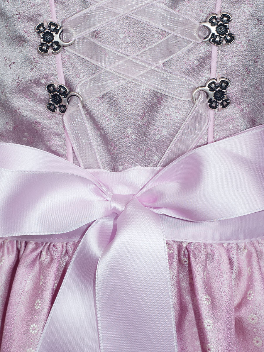 Ederer Kinderdirndl festlich, rosa, geblümt, mit Bluse #4