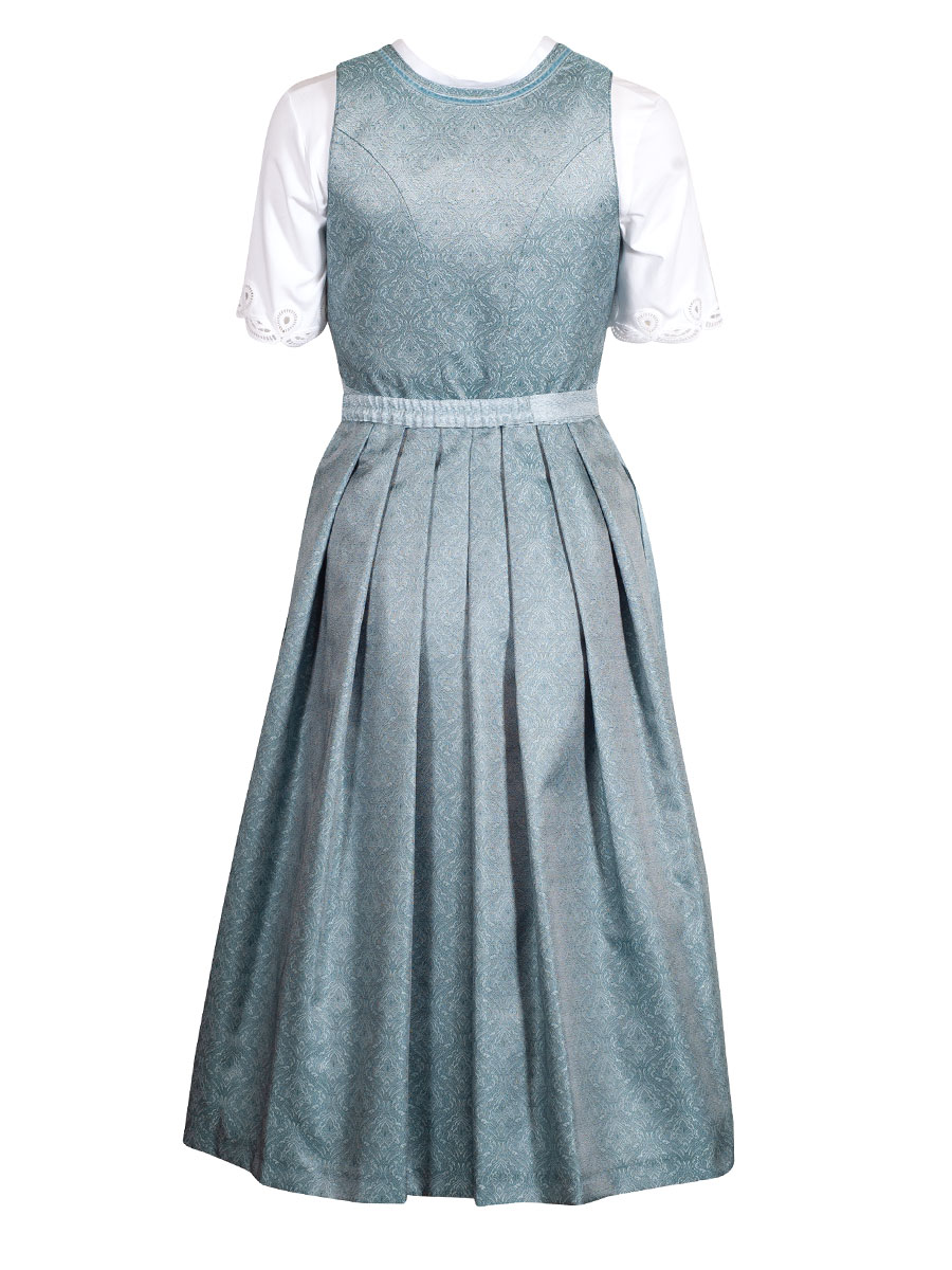 Wenger Dirndl Freiya, festlich, türkis, 80lg #3