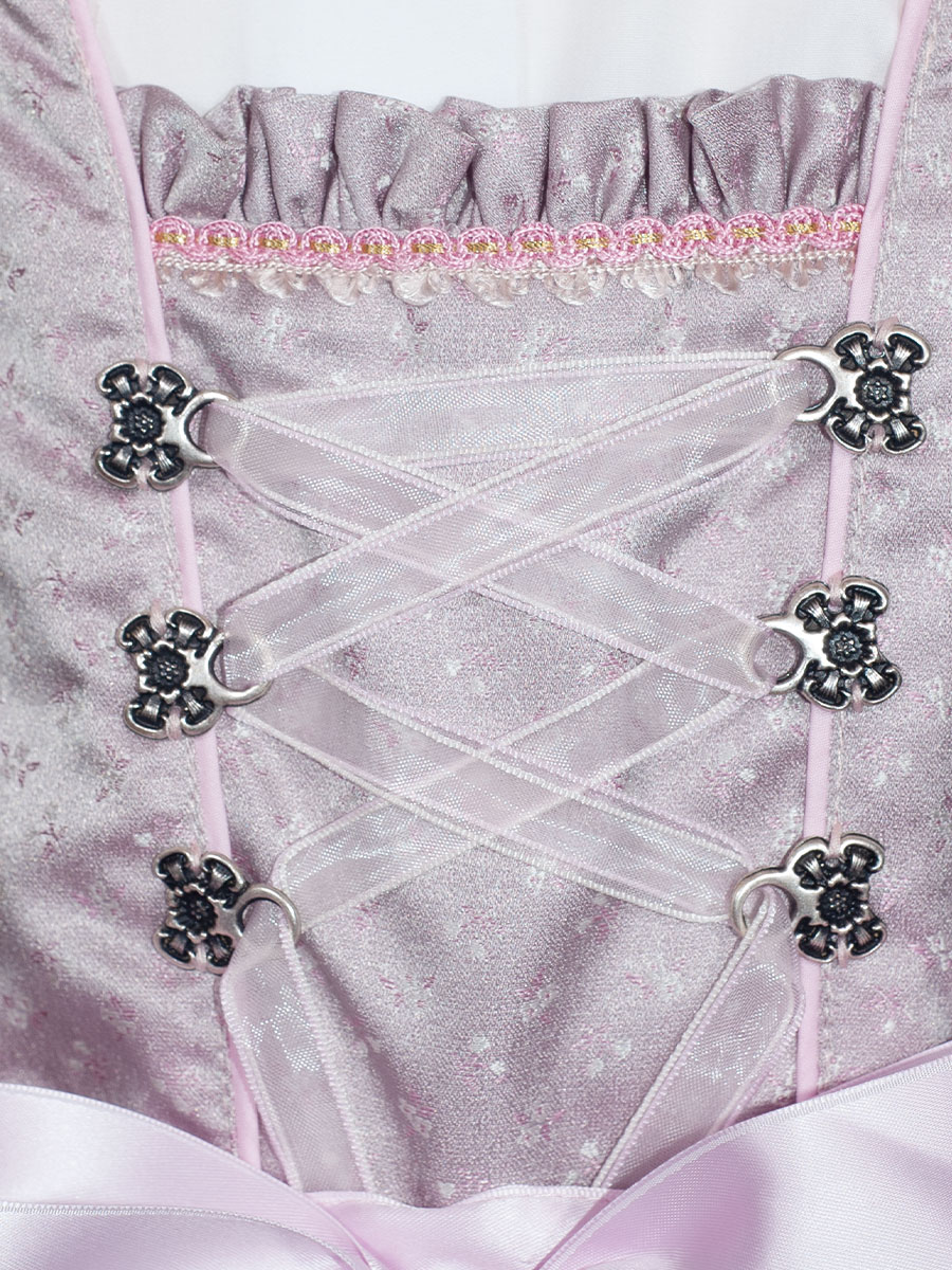 Ederer Kinderdirndl festlich, rosa, geblümt, mit Bluse #5