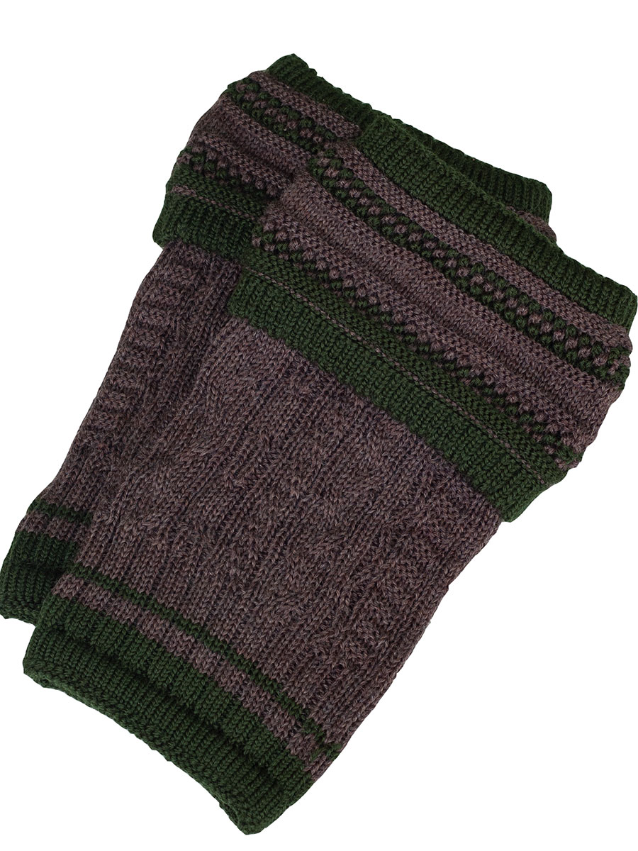 Lusana Loferl braun-tanne mit Socken #5