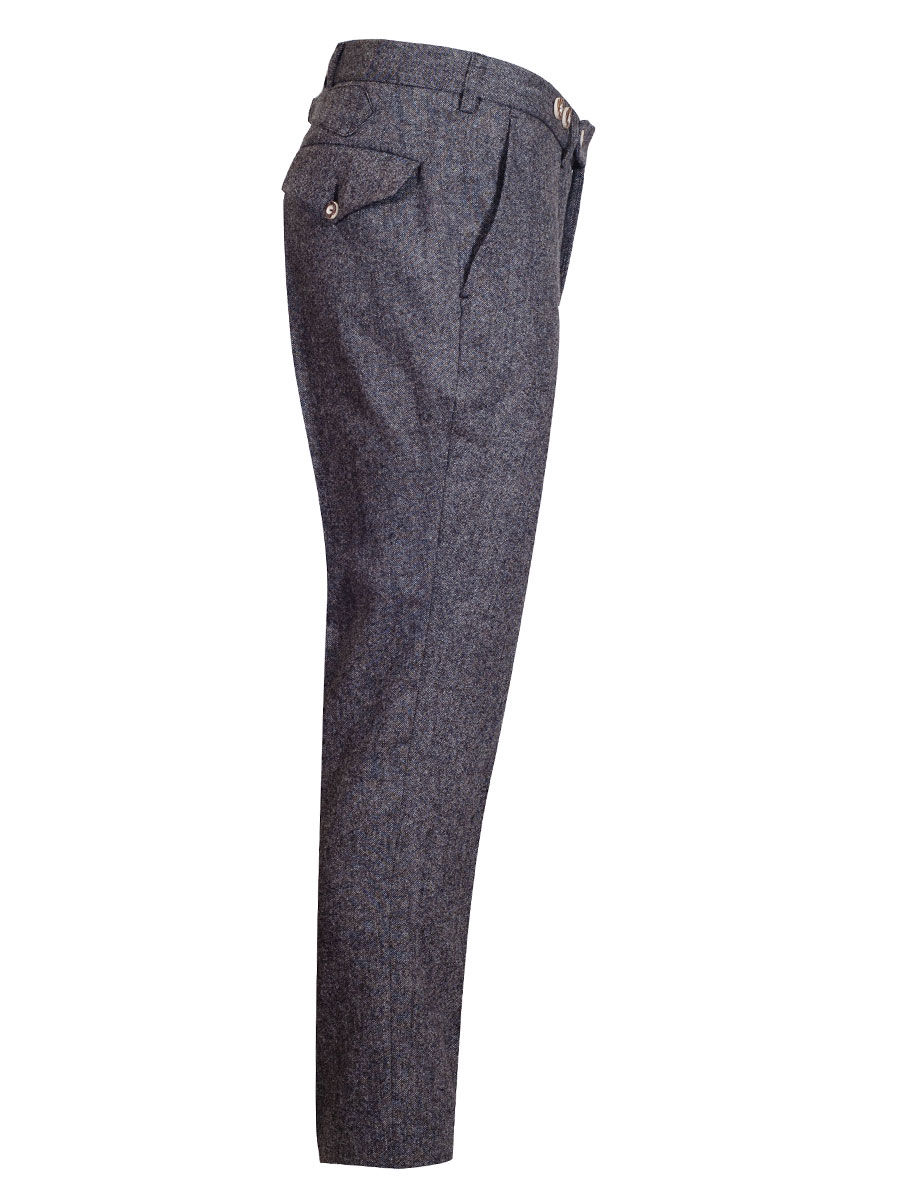 hausg'macht Lodenhose Wastl, Perlloden, grau, elegant #3