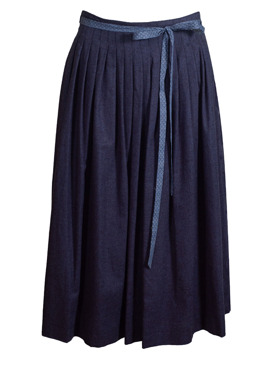 Hammerschmid Damenrock Eichstätt, marine, Bindegürtel #1